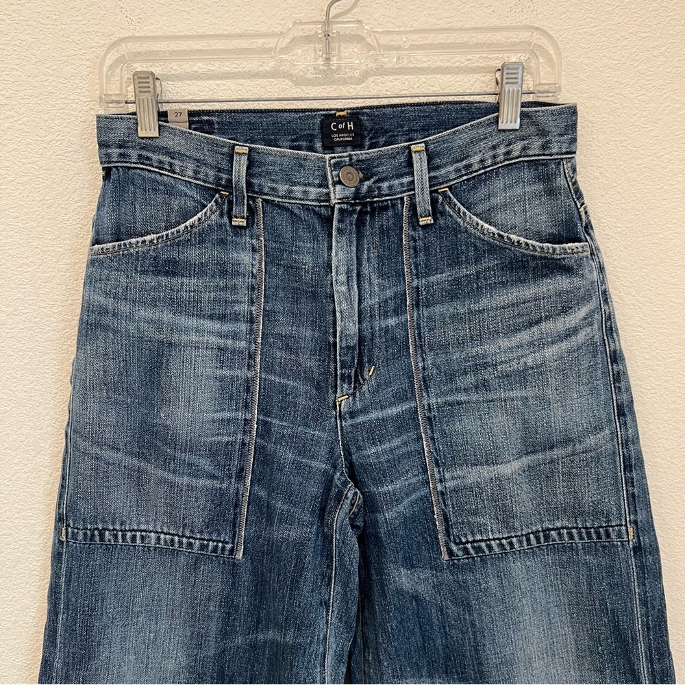 Citizens of Humanity Womens Melanie Cropped Wide Leg Jeans Size 27 Cotton - Picture 7 of 15